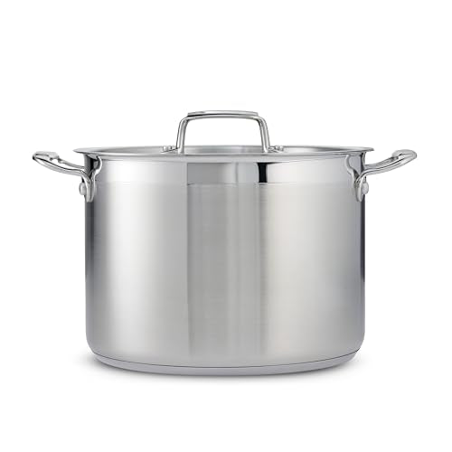 Tramontina Gourmet Stainless Steel 8-Quart Stock Pot with Lid