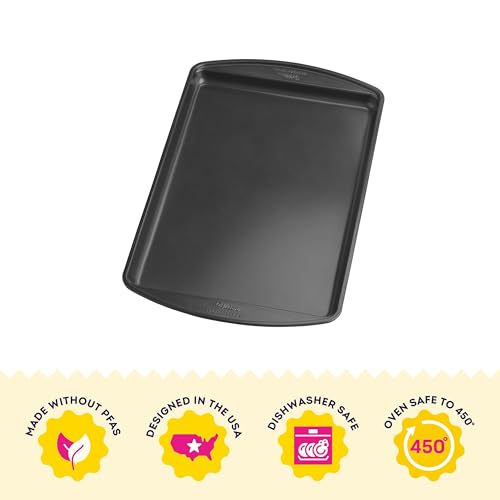 Wilton Gold Premium Non-Stick Warp-Resistant Bakeware, Made without PFAs, Medium Cookie Sheet, 15.25 x 10.25 in, Packaging May Vary