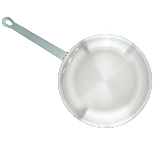 Winco Commercial-Grade Aluminium Fry Pan/Skillet, Natural Finish, 10"