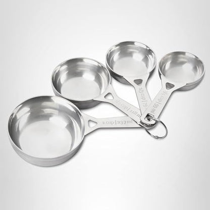 Le Creuset Stainless Steel Measuring Cups, Set of 4