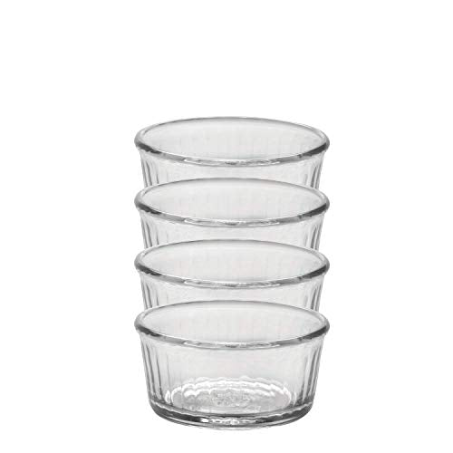 Duralex Made In France OvenChef 8 oz Ramekins, 3.9 Inch, Set of 4