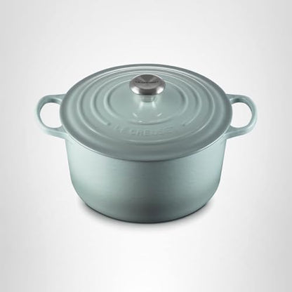 Le Creuset Enameled Cast Iron Signature Deep Round Oven, 6.5 qt., Sea Salt