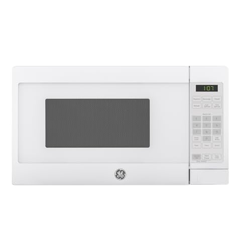 GE Countertop Microwave Oven, 700 Watt, 0.7 Cu. Ft., White, GCST07N1WWW