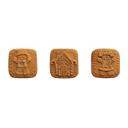Nordic Ware Gingerbread Cookie Stamps (Set of 3), Sturdy Cast Aluminium Cookie Stamp Set, Cookie Press Set Made in the USA, Sturdy and Durable Biscuit Maker Press Set