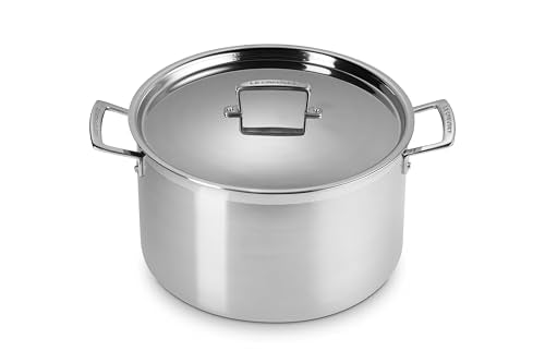 Le Creuset Stainless Steel Classic 3-Ply Stockpot, 10qt