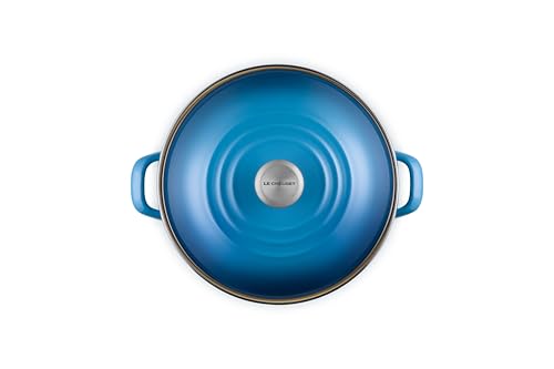 Le Creuset Enamel on Steel Traditional Stockpot, 12 qt., Marseille with Stainless Steel Knob