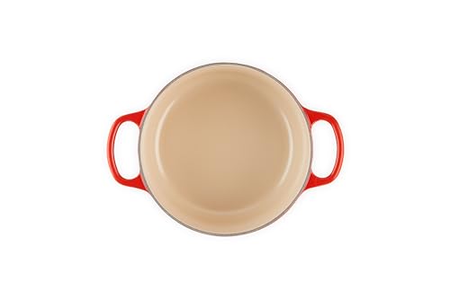 Le Creuset Enameled Cast Iron Signature Round Dutch Oven, 2 qt., Cerise