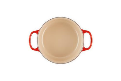 Le Creuset Enameled Cast Iron Signature Round Dutch Oven, 2 qt., Cerise