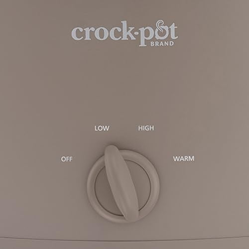 Crock-Pot® Design Series 6-Quart Manual Slow Cooker, Alpaca Brown