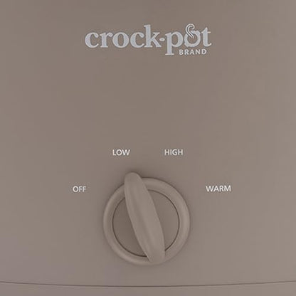 Crock-Pot® Design Series 6-Quart Manual Slow Cooker, Alpaca Brown