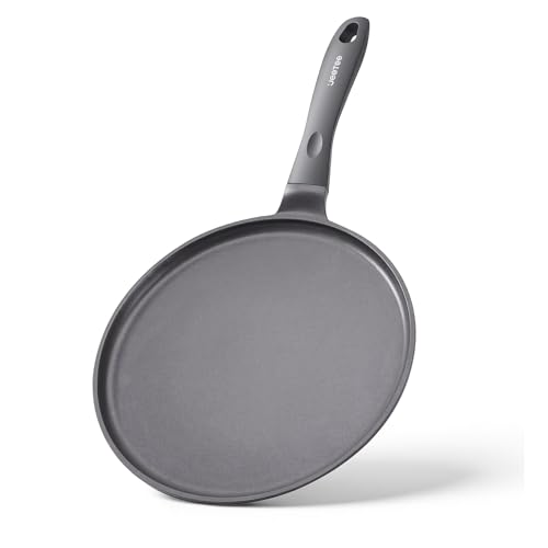 JEETEE Nonstick Crepe Pan, 9.5 Inch Titanium Pancake Pan