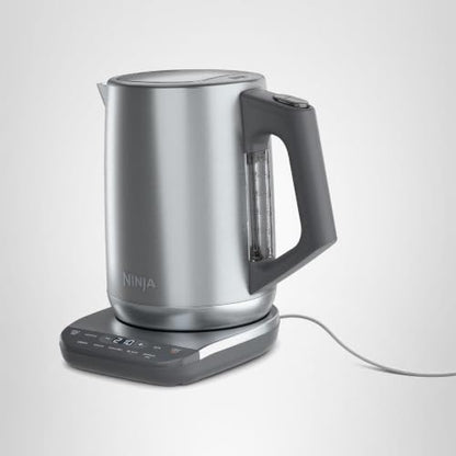Ninja KT200 Precision Temperature Electric Kettle, 1500 watts, BPA Free, Stainless, 7-Cup Capacity, Hold Temp Setting, Silver