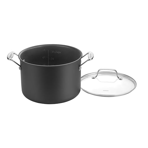 Cuisinart Chef's Classic PURELYCERAMIC™ Nonstick PFAS Free Hard-Anodized 8-Quart Stockpot with Cover, 666C-24