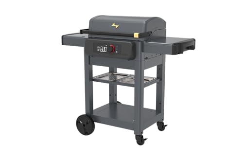 Current® Model G Griddle, Smart Electric Outdoor Flat Top BBQ Grill with 200°F to 600°F Range for Searing & Roasting, Digital Precision, Apartment-Friendly & Weather-Resistant, Slate