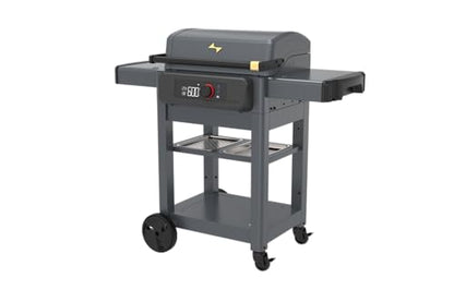 Current® Model G Griddle, Smart Electric Outdoor Flat Top BBQ Grill with 200°F to 600°F Range for Searing & Roasting, Digital Precision, Apartment-Friendly & Weather-Resistant, Slate