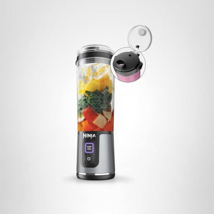 Ninja Blast Portable Blender | Cordless | 18-oz. Vessel | Personal Mixer for Shakes & Smoothies | BPA Free | Leakproof Lid & Sip Spout | USB-C Rechargeable | Dishwasher Safe Parts | Black | BC151BK