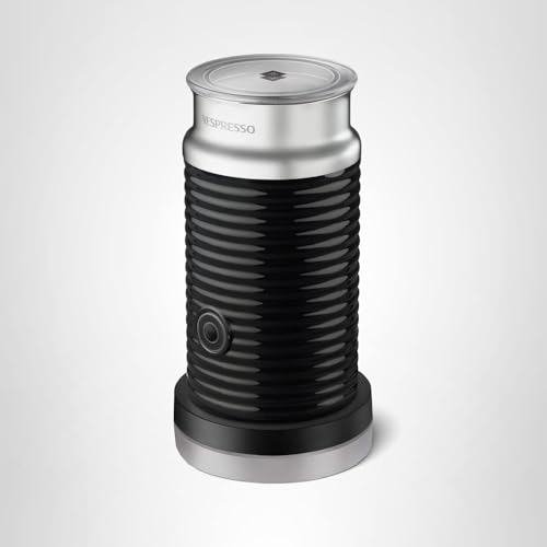 Nespresso Aeroccino 3 Milk Frother, Black, Steel