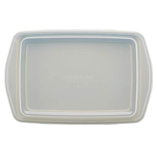 Rachael Ray Nonstick Bakeware Set without Grips includes Nonstick Bread Pan, Baking Pans, Cake Pans, Cookie Sheet / Baking Sheet - 10 Piece, Silver