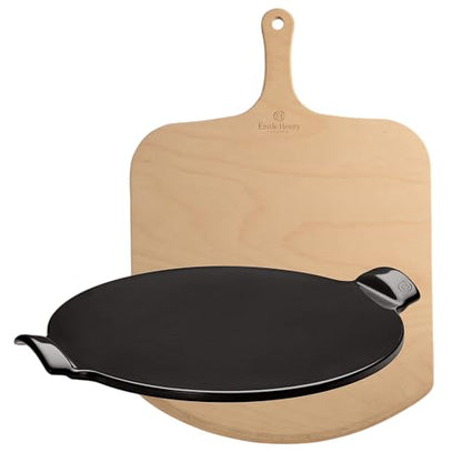 Emile Henry 2-Piece Pizza Set | Charcoal