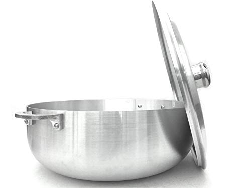 Uniware Super Quality Aluminum Caldero/ Stock Pot with Aluminum lid, Thickness 3mm, 18.5 QT