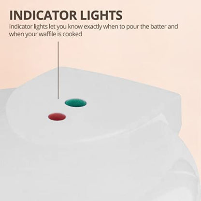 Mini Donut Machine, Makes 7 Donuts, Non-Stick Donut Maker Machine for Kid Friendly Dessert or Snack