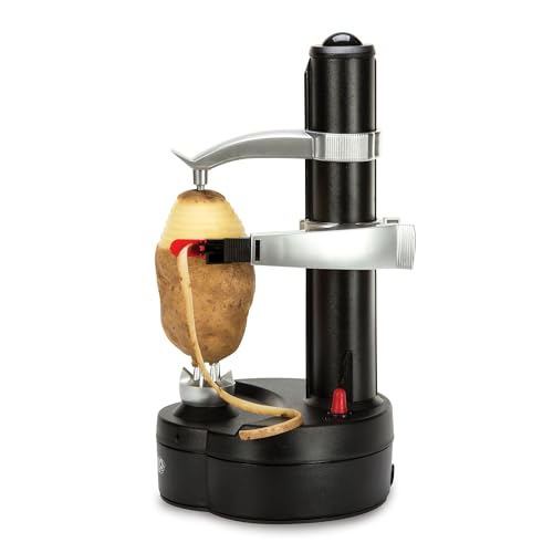Starfrit Rotato Express Electric Peeler - 2 Spare Blades - Safe & Easy to Use - Effortlessly Peels Vegetables and Fruit