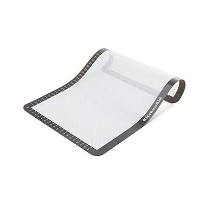 KitchenAid Silicone Medium Baking Mat, 9x14-Inch, Gray