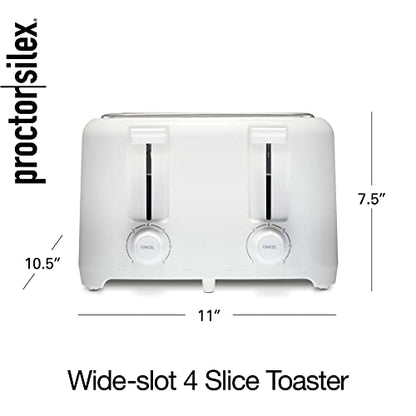 Proctor Silex 4 Slice Toaster with Extra Wide Slots For Bagels