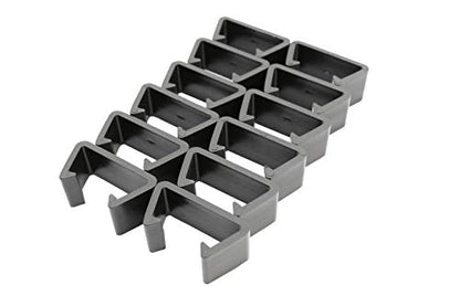 Dineli 20 Pieces Patio Furniture Clips Furniture Sofa Clips Outdoor Sectional Couch Connectors Sofa Outdoor Patio Sets Propane Fire Pit (Black-Sofa Clips)
