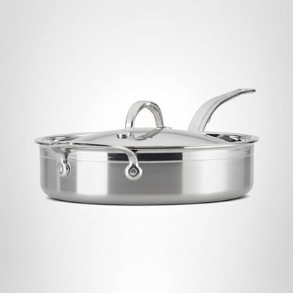 ProBond Forged 3.5-Quart Professional Clad Stainless Steel Sauté Pan with Lid