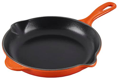 Le Creuset Enameled Cast Iron Classic Skillet, 9", Flame
