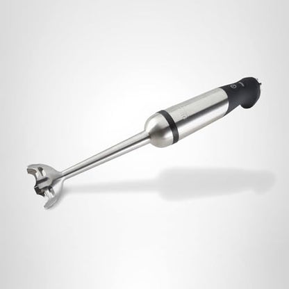 All-Clad Electrics Stainless Steel Immersion Blender 2 Piece Turbo Function 600 Watts Detachable, Variable Speed Control, Hand Blander, 9-1/4-inch