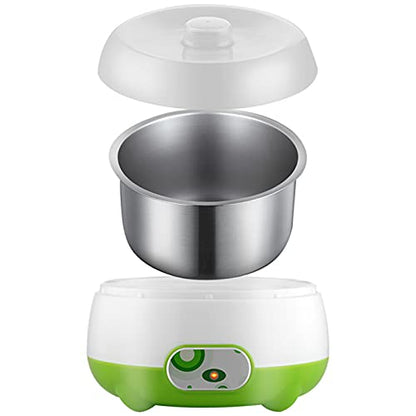 Electric Yogurt Maker, 1L Yogurt Maker Machine Auto Constant Temperature w/Stainless Steel Inner Pot, Homemade DIY Yogurt Maker for Home Organic Yogurt, Fruit Wine Maker, Cheese Maker