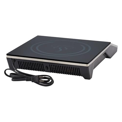 Winco EIC-400E Commercial-Grade Portable Induction Cooktop Burner, 1800 W, 120V
