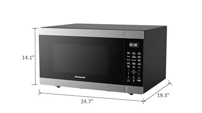 FRIGIDAIRE 2.2 Cu. Ft. Stainless Steel Microwave Oven, Multi Function, Programmable, 1,200 Watts