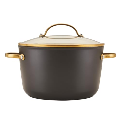 Farberware Forged Induction Ceramic Nonstick Cookware Set, 12-Piece, Black Pots & Pans