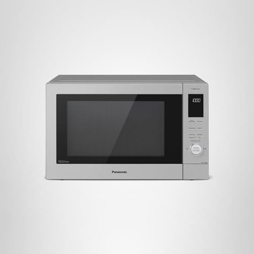 Panasonic HomeChef 4-in-1 Countertop Microwave Air Fryer Combo, Time-Saving 20 Presets + App-Linked Recipes, 1000W 1.2 cu ft Inverter Multi Oven & Convection Tech – NN-CV87QS Stainless Steel