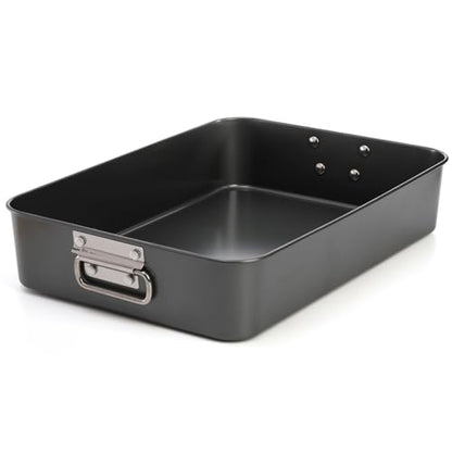 Jucoan Lasagna Pan 3 Inch Deep, 16 x 11.5 Inch Large Baking Pan Casserole Dishes for Oven, Non-Stick Baking Dishes Roasting Pan Brownies Pan for Thanksgiving, Christmas, Housewarming Gifts - Dishwasher Safe
