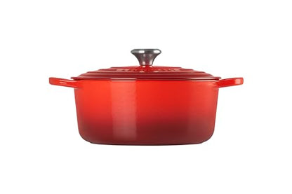Le Creuset Enameled Cast Iron Signature Round Dutch Oven, 5.5 qt., Cerise