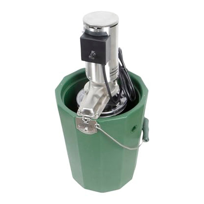 Immergood - 6 qt. PREMIUM Electric Ice Cream Maker - Stainless Steel - Leakproof Tub