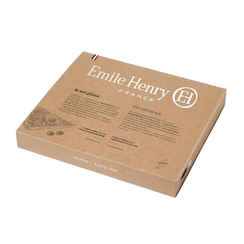 Emile Henry 2-Piece Pizza Set | Charcoal