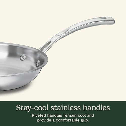 Cuisinart French Classic Tri-Ply Stainless 10-Piece Cookware Set, Silver