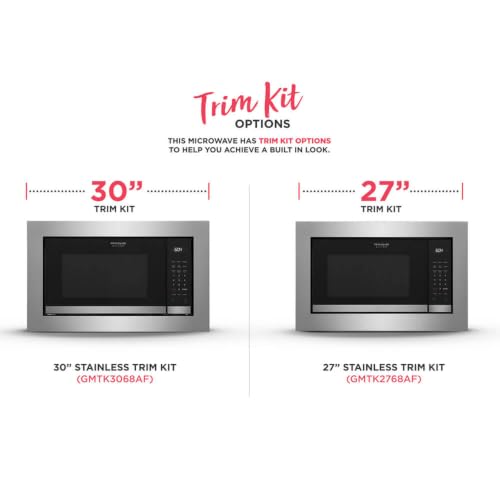 Frigidaire Gallery Series GMBS3068BF 2.2 cu. ft. Built-in Microwave Oven, Trim Kit Sold Separately