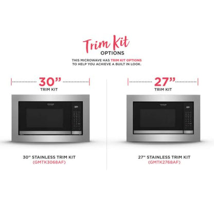 Frigidaire Gallery Series GMBS3068BF 2.2 cu. ft. Built-in Microwave Oven, Trim Kit Sold Separately