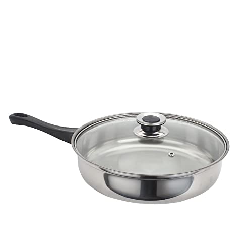 Simpli-Magic 12 Piece Stainless Steel Cookware Set, Silver