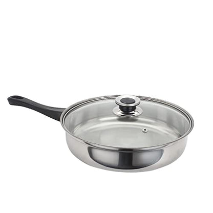 Simpli-Magic 12 Piece Stainless Steel Cookware Set, Silver