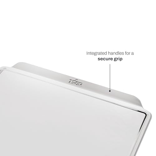 All-Clad Stainless Steel Cookie Baking Sheet 12" x 17" - Tri-ply Bonded for Consistent Baking- (Roast, Bake Cookies, Brownies and More) Professional Stainless Steel Bakeware