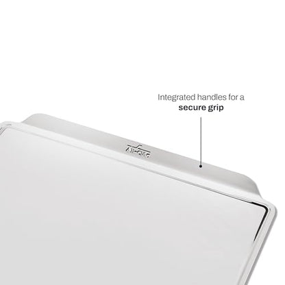 All-Clad Stainless Steel Cookie Baking Sheet 12" x 17" - Tri-ply Bonded for Consistent Baking- (Roast, Bake Cookies, Brownies and More) Professional Stainless Steel Bakeware