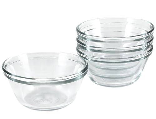 Anchor Hocking 6-Ounce Glass Custard Cups, Set of 4