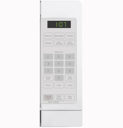 GE Countertop Microwave Oven, 700 Watt, 0.7 Cu. Ft., White, GCST07N1WWW